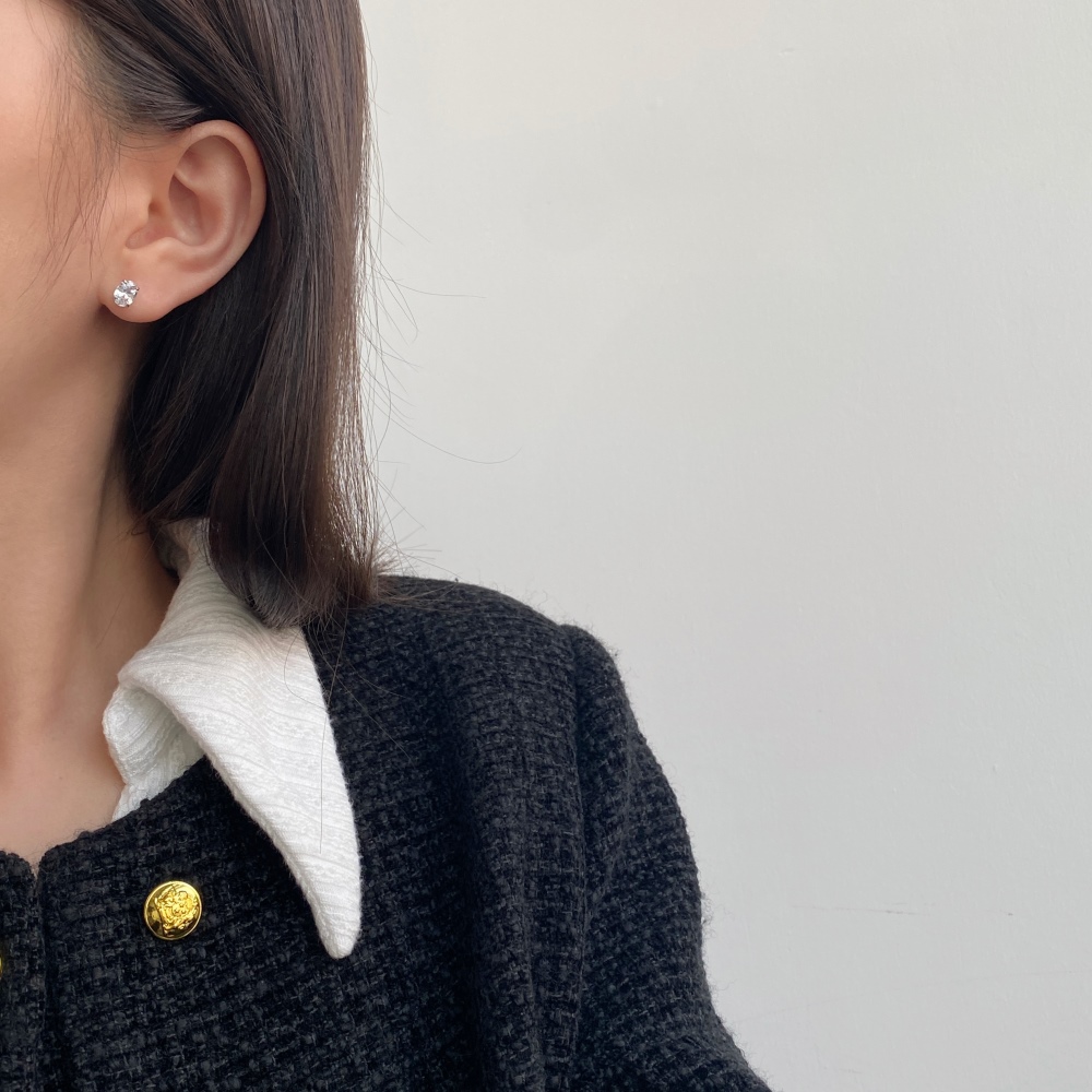 Jane 0.75ct Diamond like Sterling Silver Stud Earrings