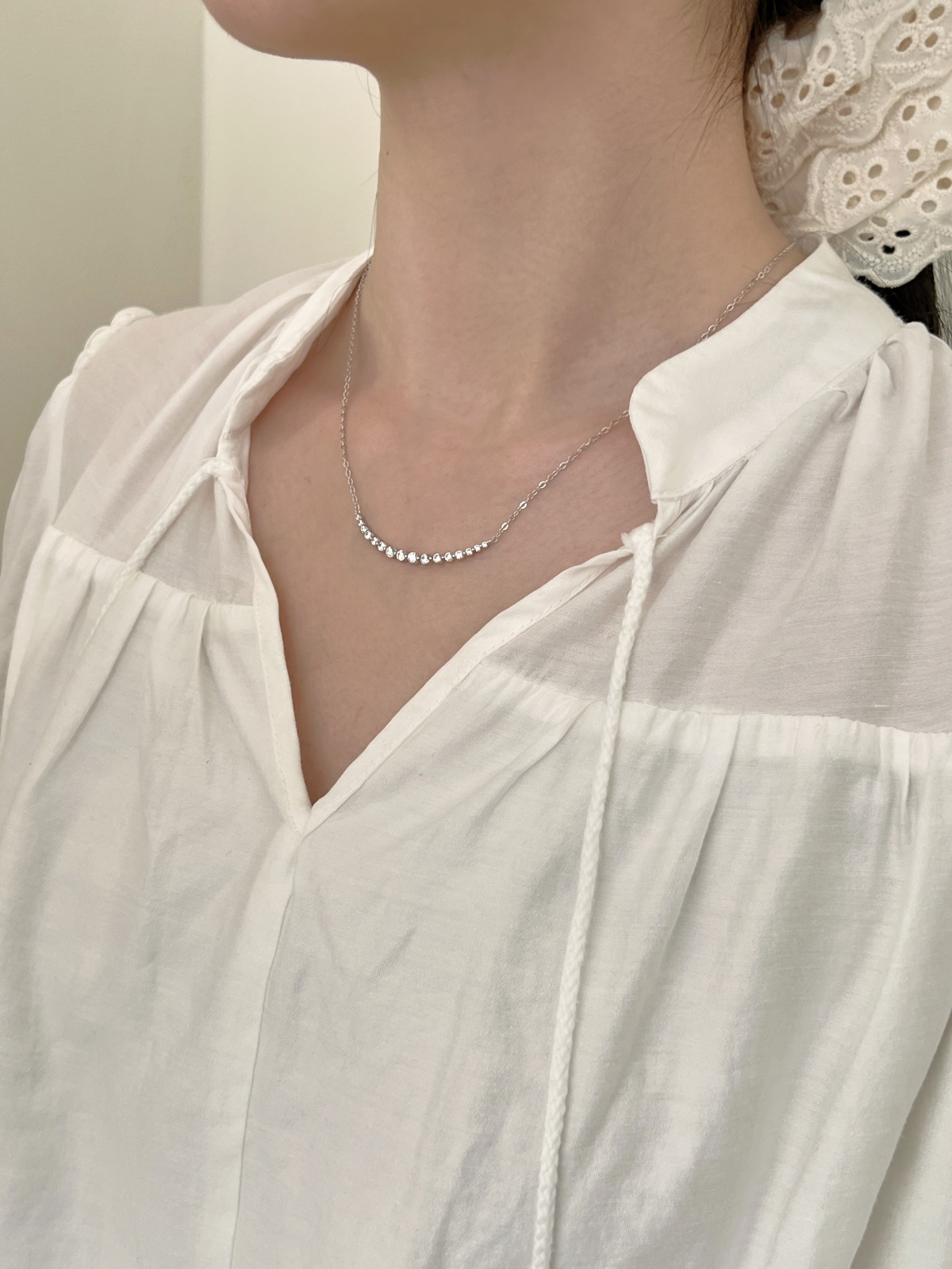 Kate Multi-Shine Sterling Silver Necklace 