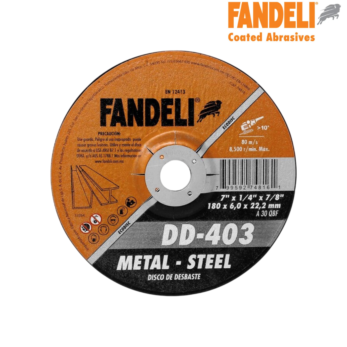 Disco de Desbaste Fandeli DD-403 ECO