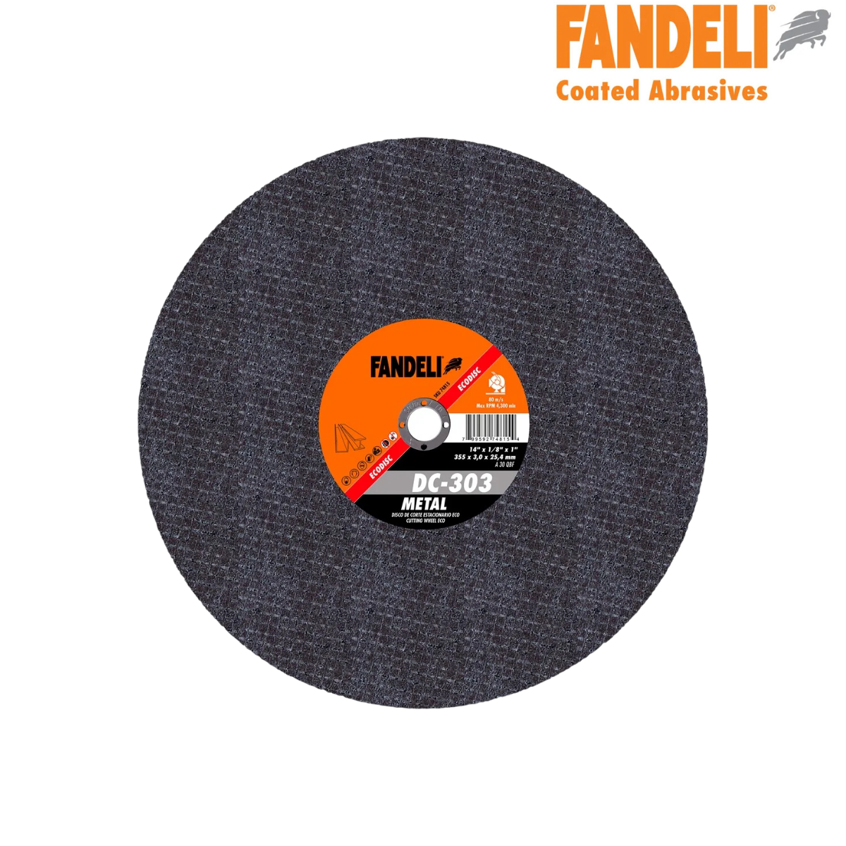 El Disco de Corte Estacionario Fandeli DC-303 ECO