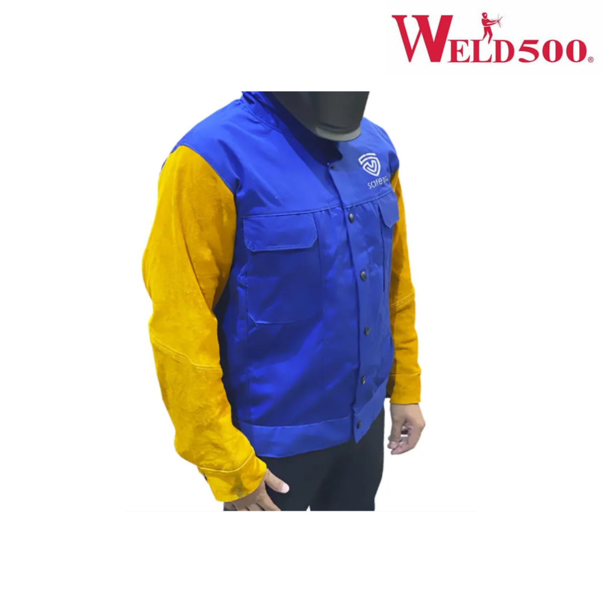 Chamarra híbrida para soldador – Safe100