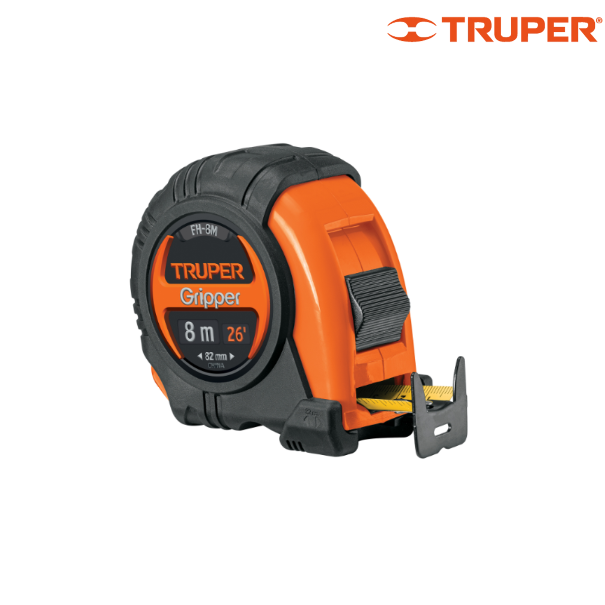 Flexómetro Gripper contra impactos 8M - Truper
