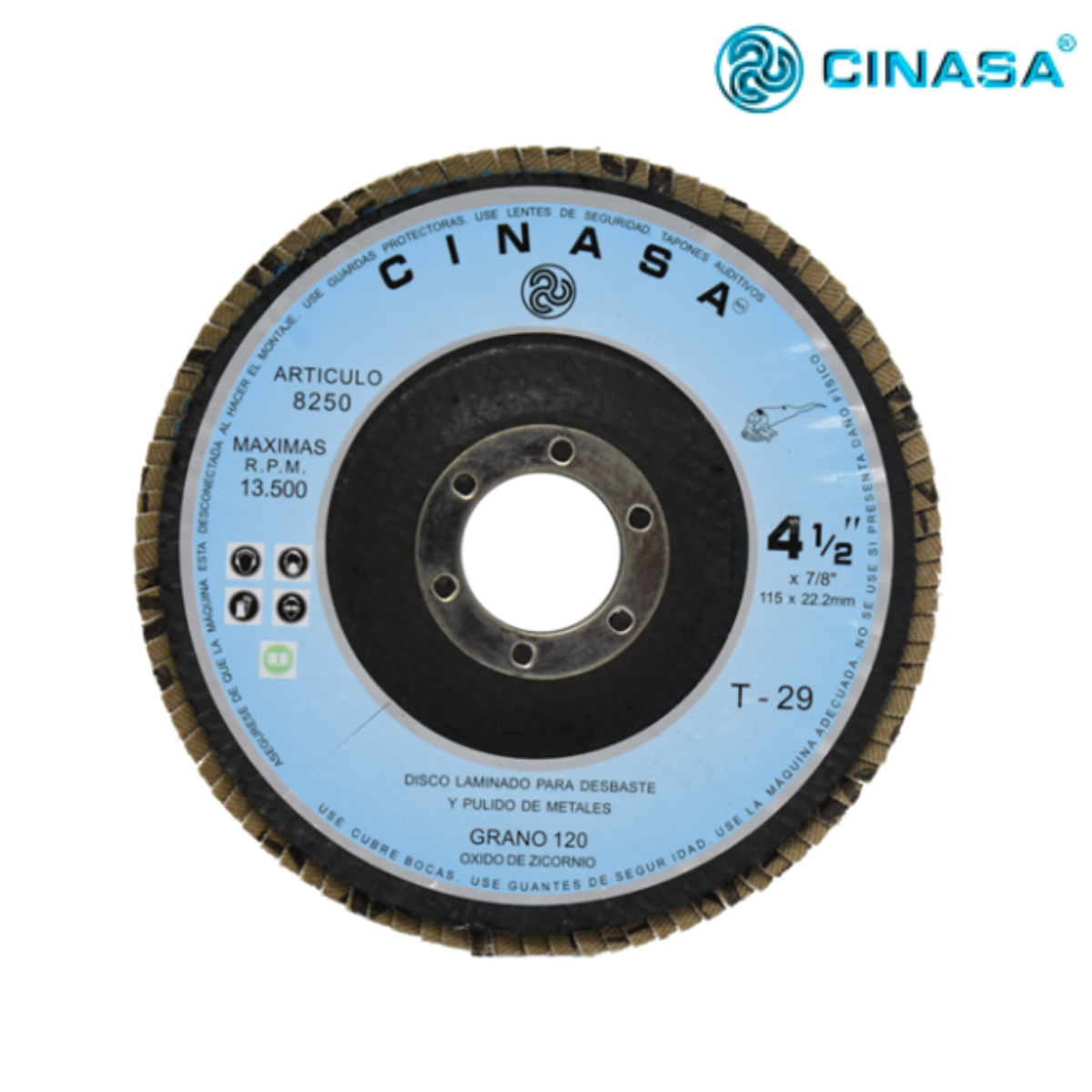 Disco de Lija Laminado CINASA 8250