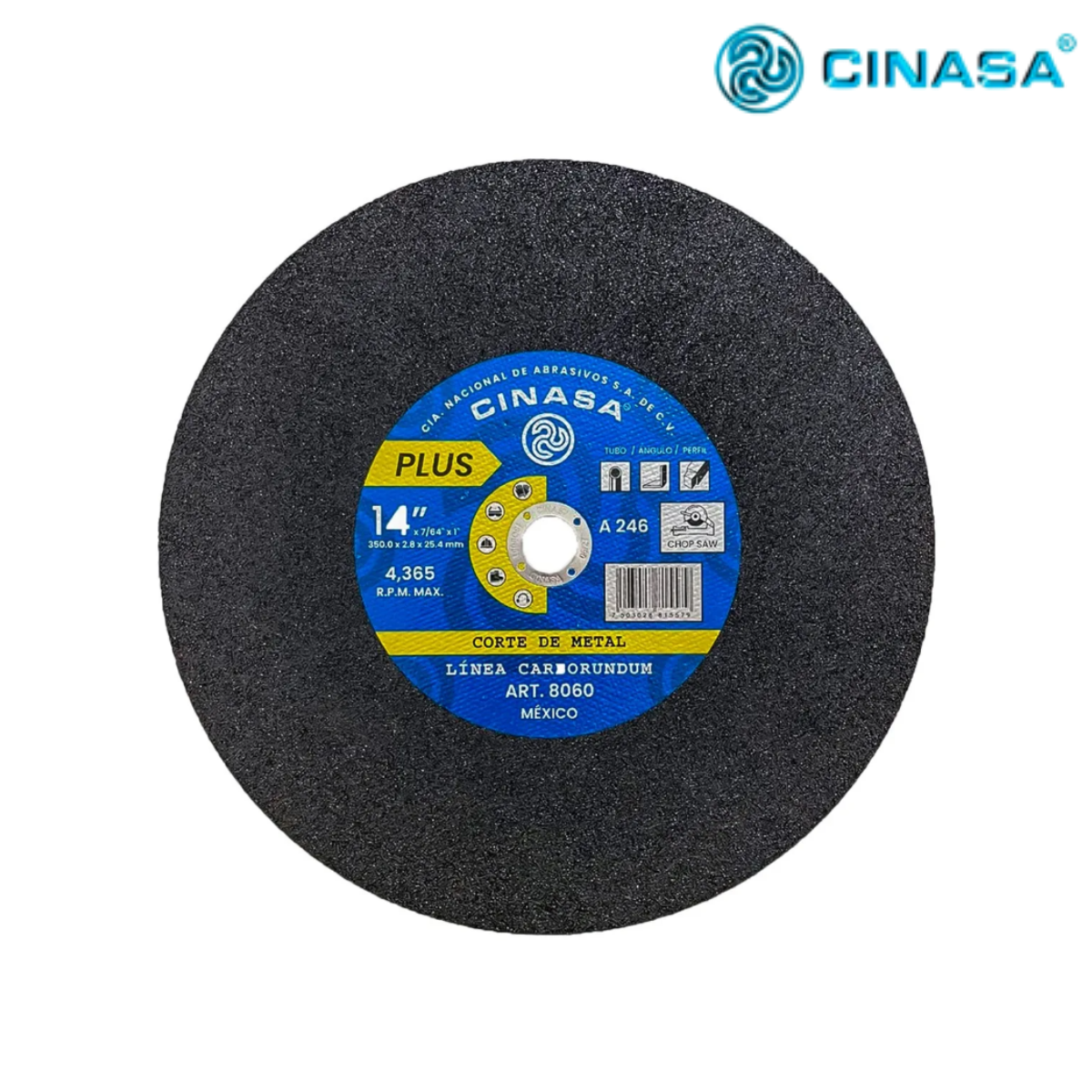 Disco de Corte para Acero Inoxidable – Clave 8060