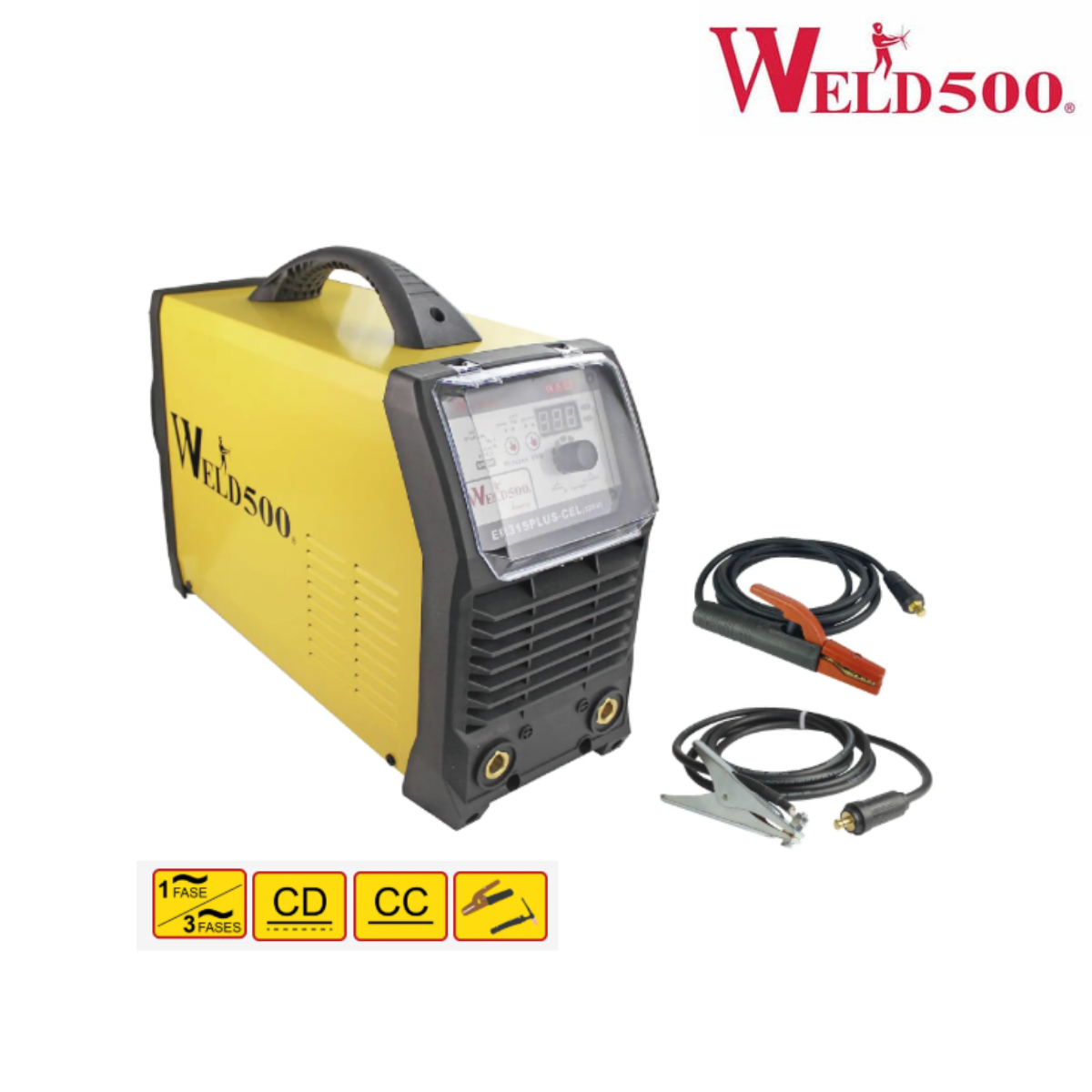 Máquina para soldar tipo Inversor – Para electrodo revestido (SMAW) y Tig (GTAW) con encendido » Easy TIG » – ER315PLUS-CEL