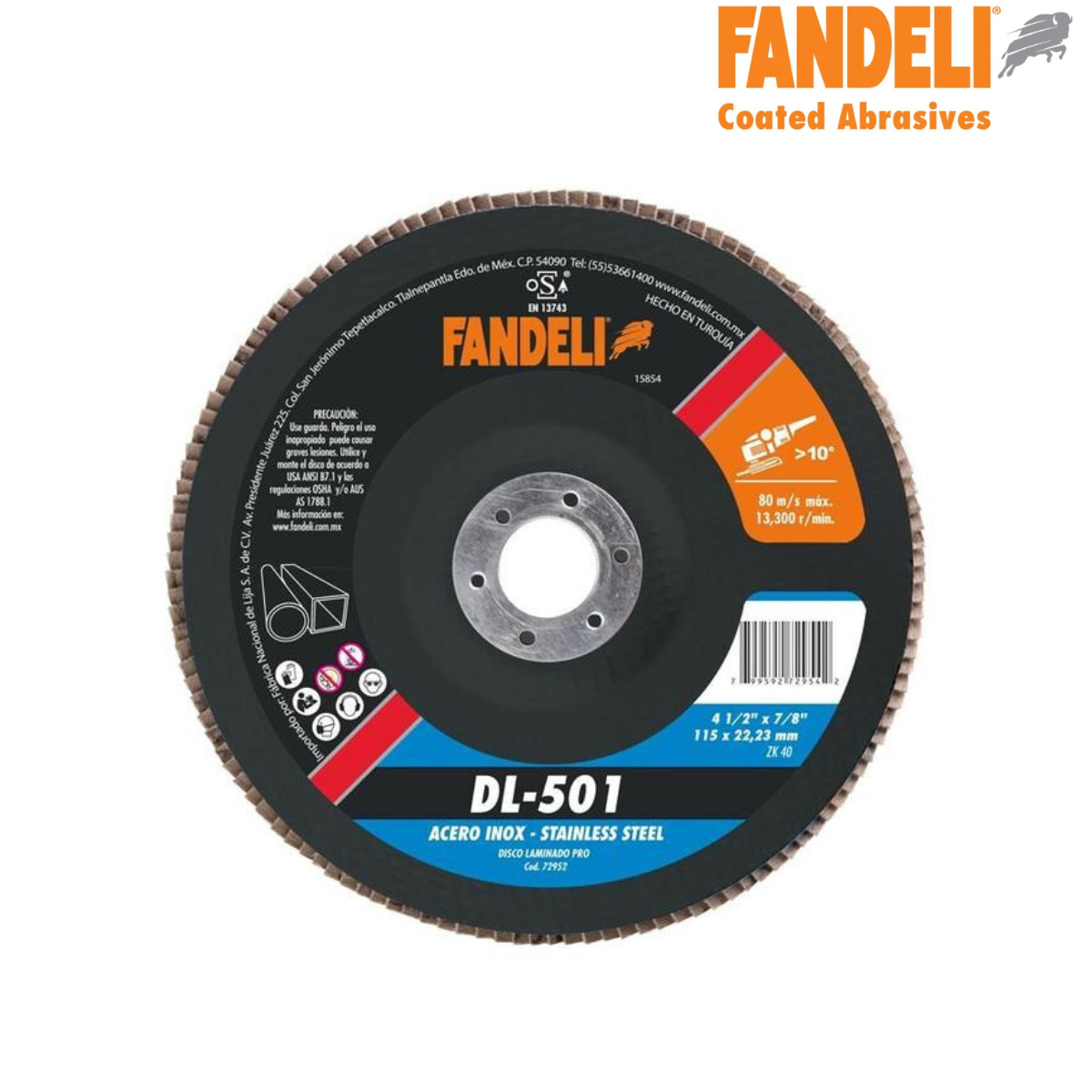 Disco Laminado FANDELI PRO+ Z-40 4½” DL-501