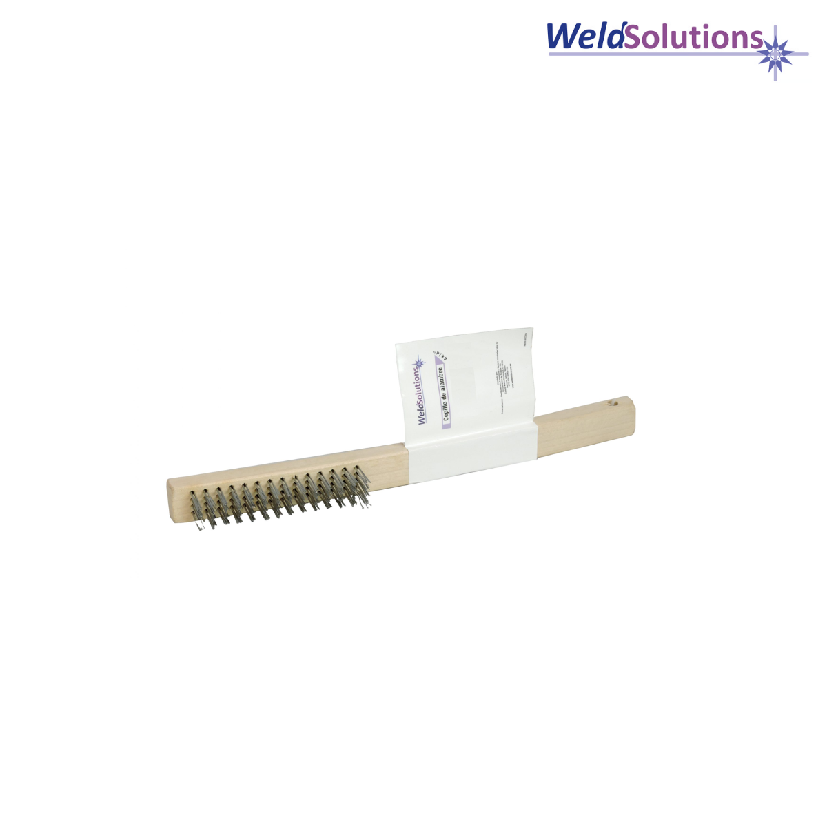 Cepillo con Mango de Madera y Acero Inoxidable WeldSolutions