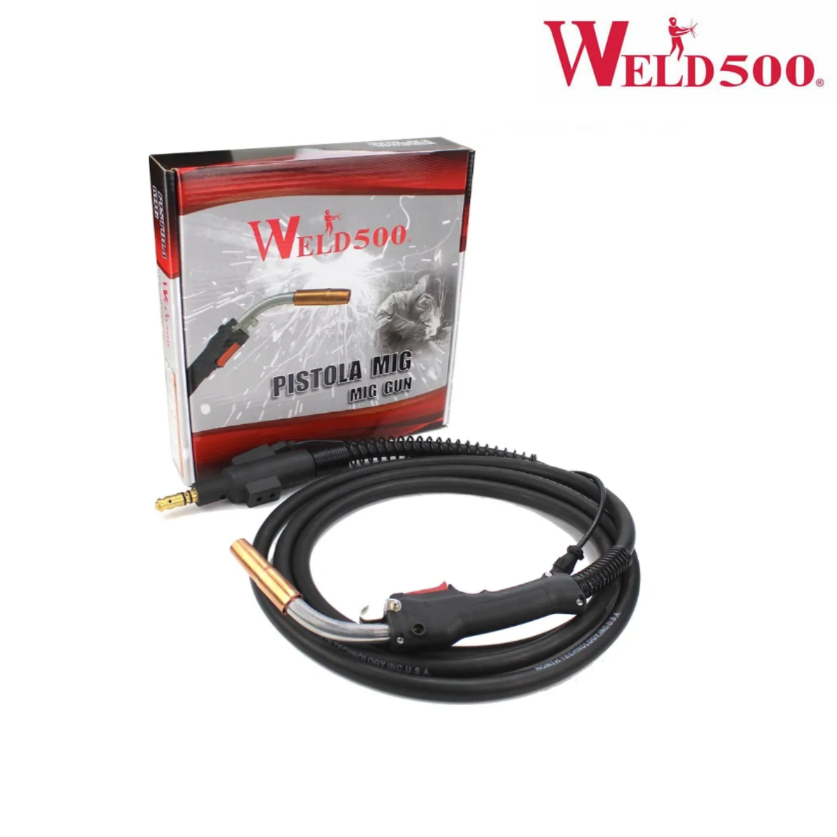 Pistola MIG Tipo Tweco – Weld500 (400/350 Amperes)