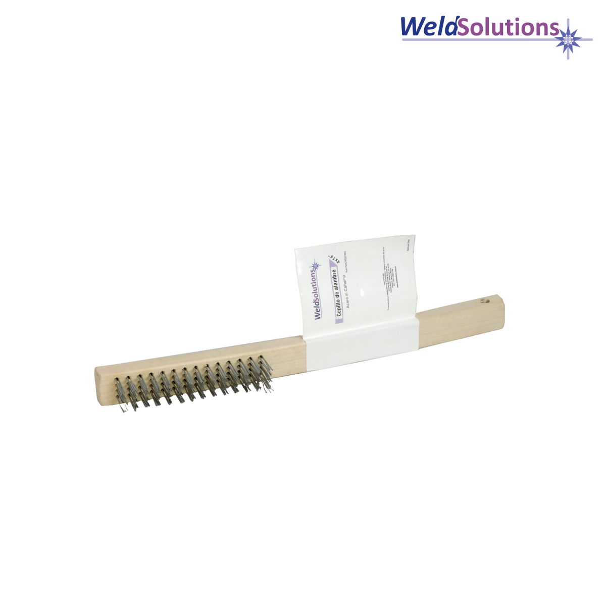 Cepillo con Mango de Madera y Acero al Carbono WeldSolutions