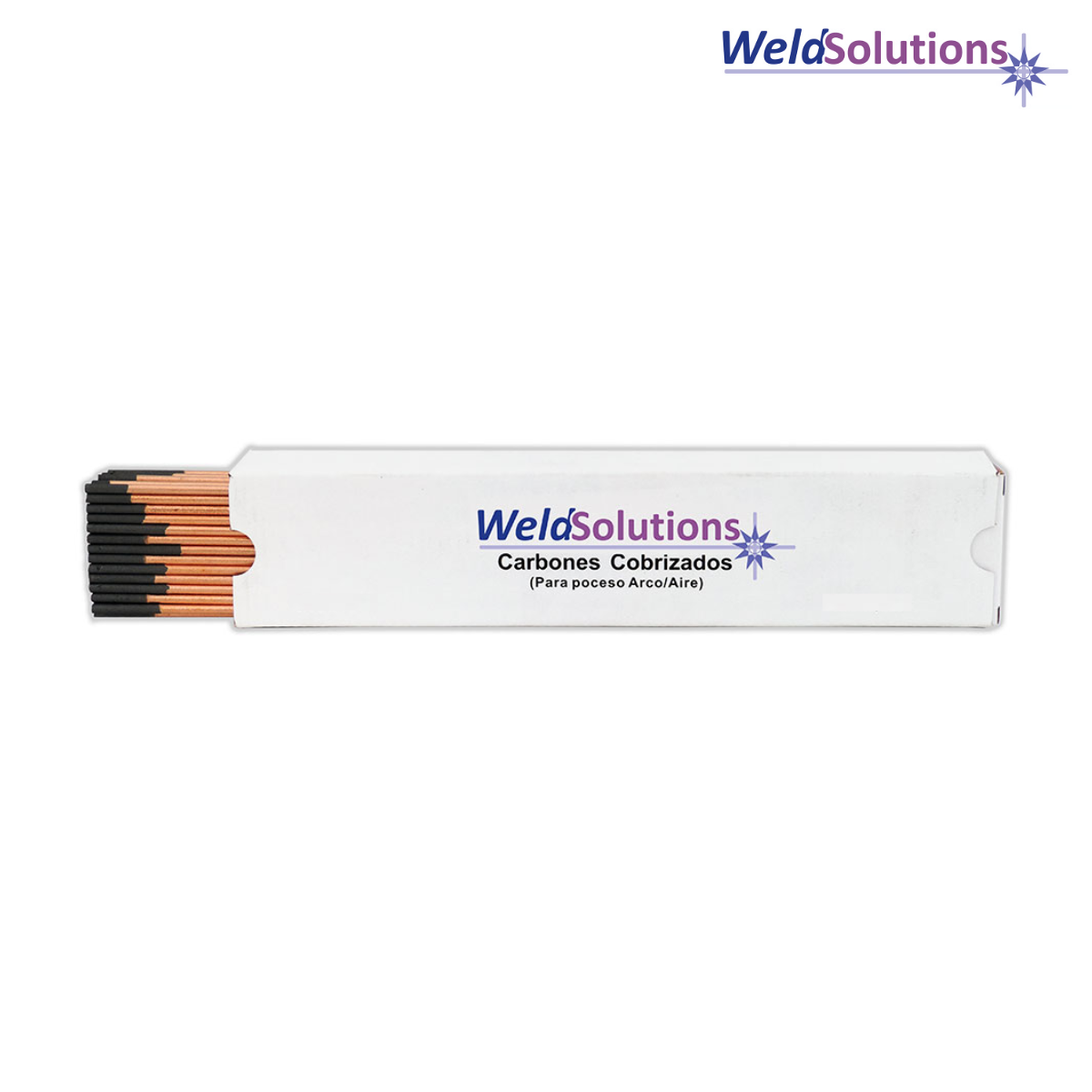 Electrodos de Carbón Cobrizados WeldSolutions 5/32"