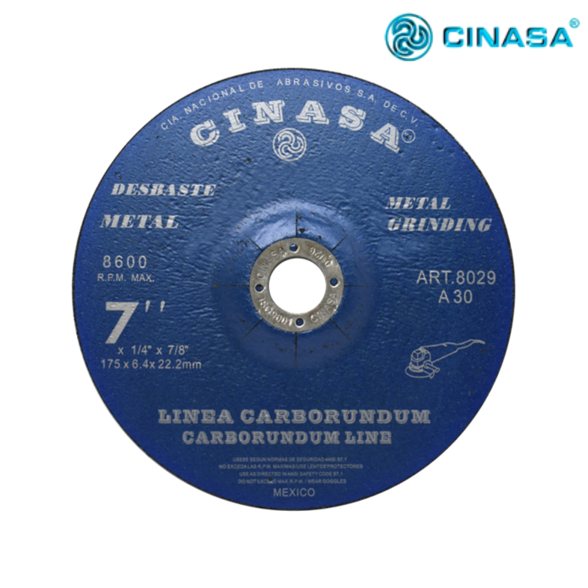 Disco Tipo 27 para Desbaste de Metal – Clave 8029