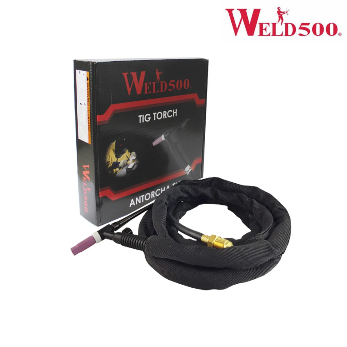 Antorcha TIG Enfriada por aire – Weld500® (150 Amperes) WT17FV-12-R