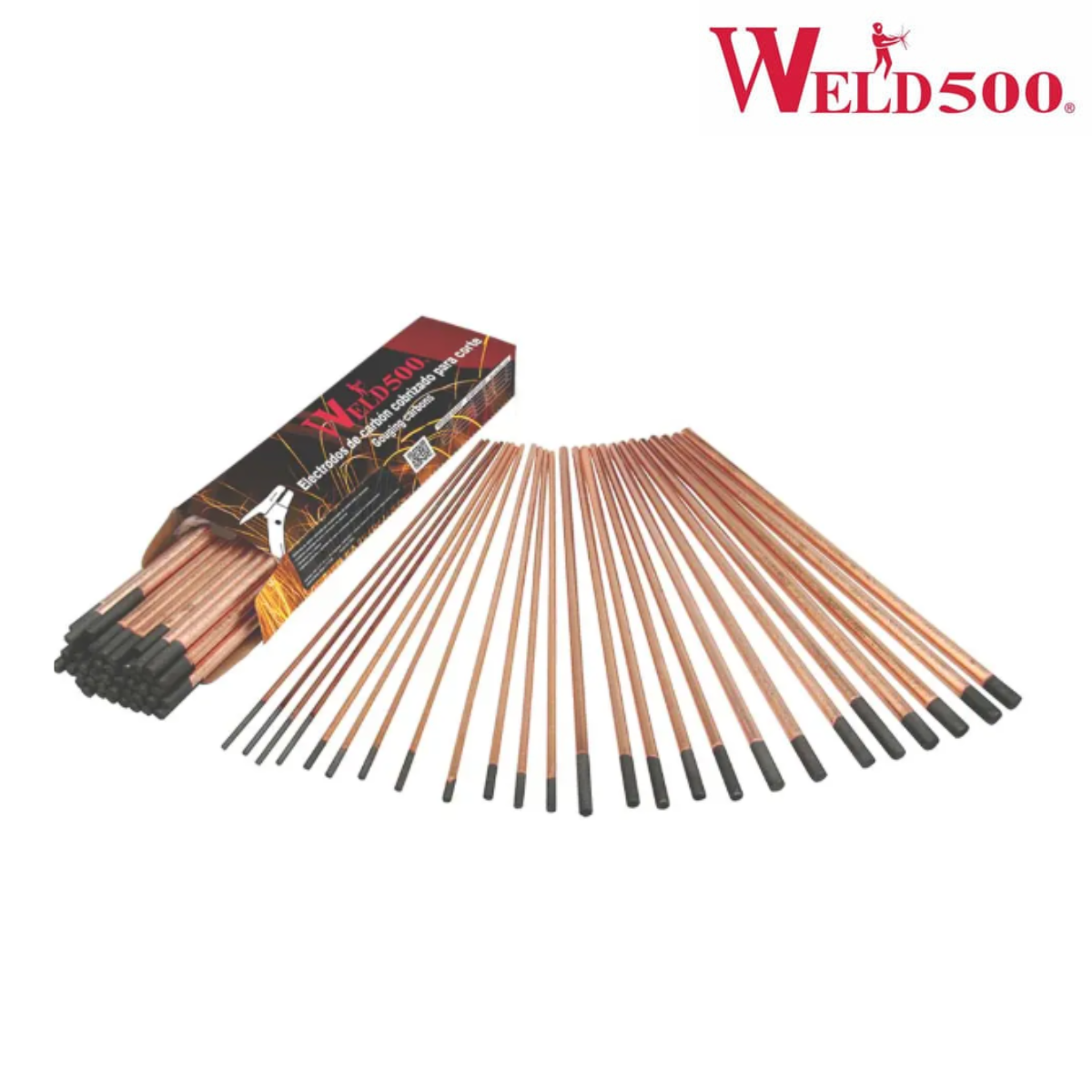Electrodos de Carbón Cobrizados WELD500 1/2”