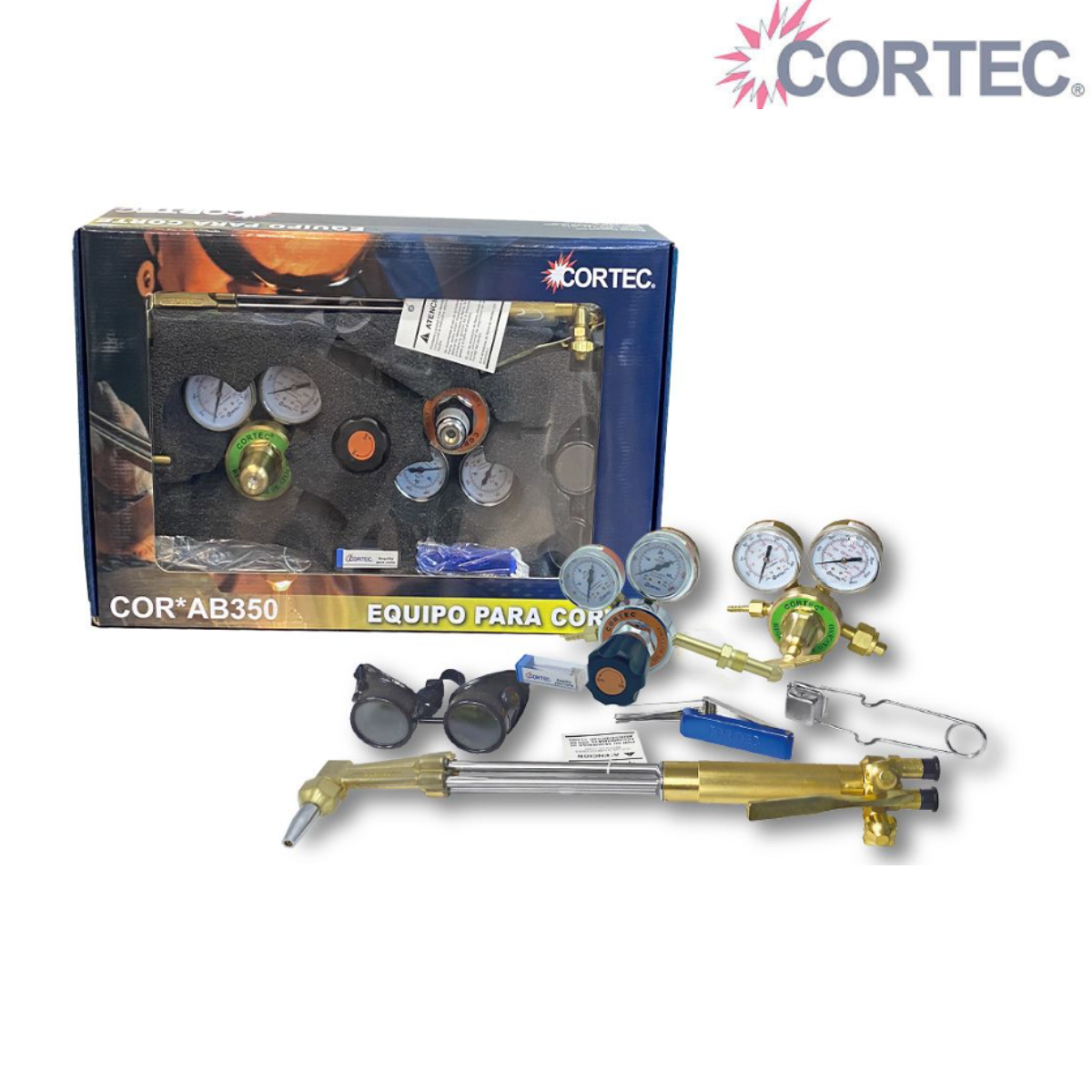Equipo para corte por oxibutano 18″ – Modelo AB350 – Tipo Harris Cortec