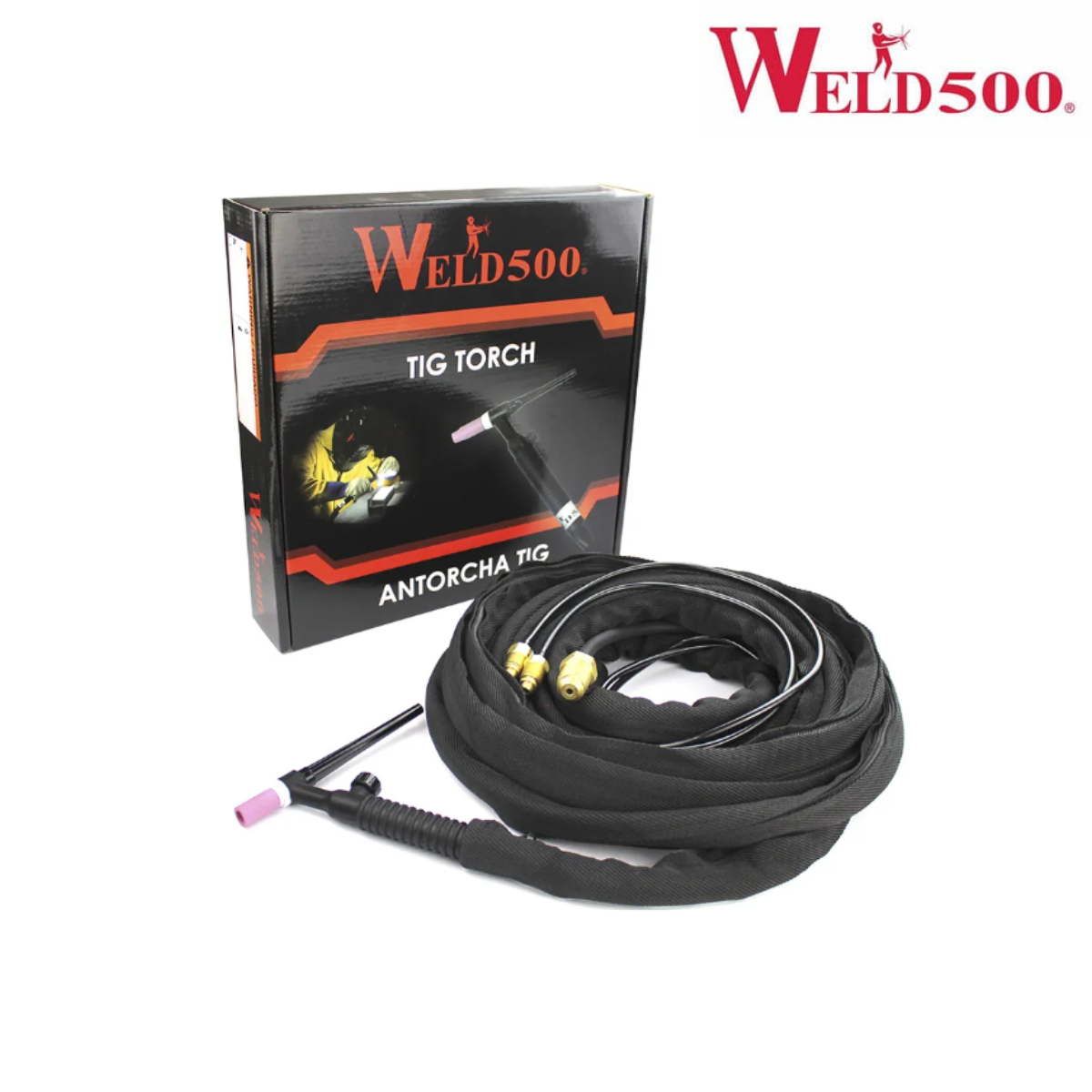 Antorcha TIG Enfriada por agua – Weld500® (250 Amperes) WT20V-25R