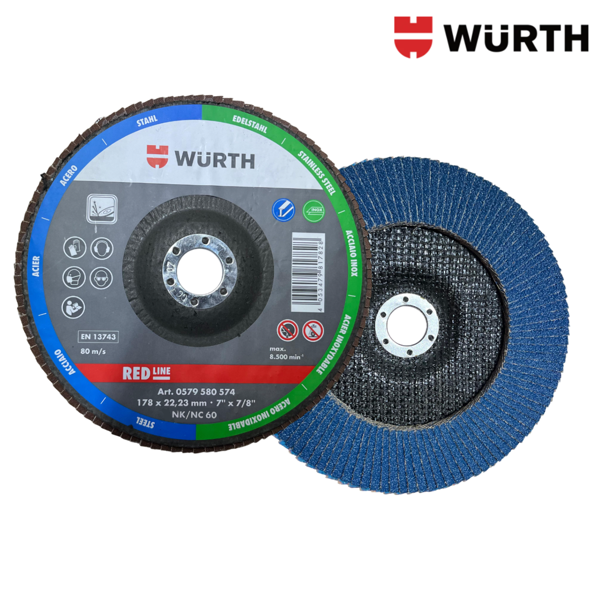 DISCO FLAP 7" GRANO 60 00579 580 576