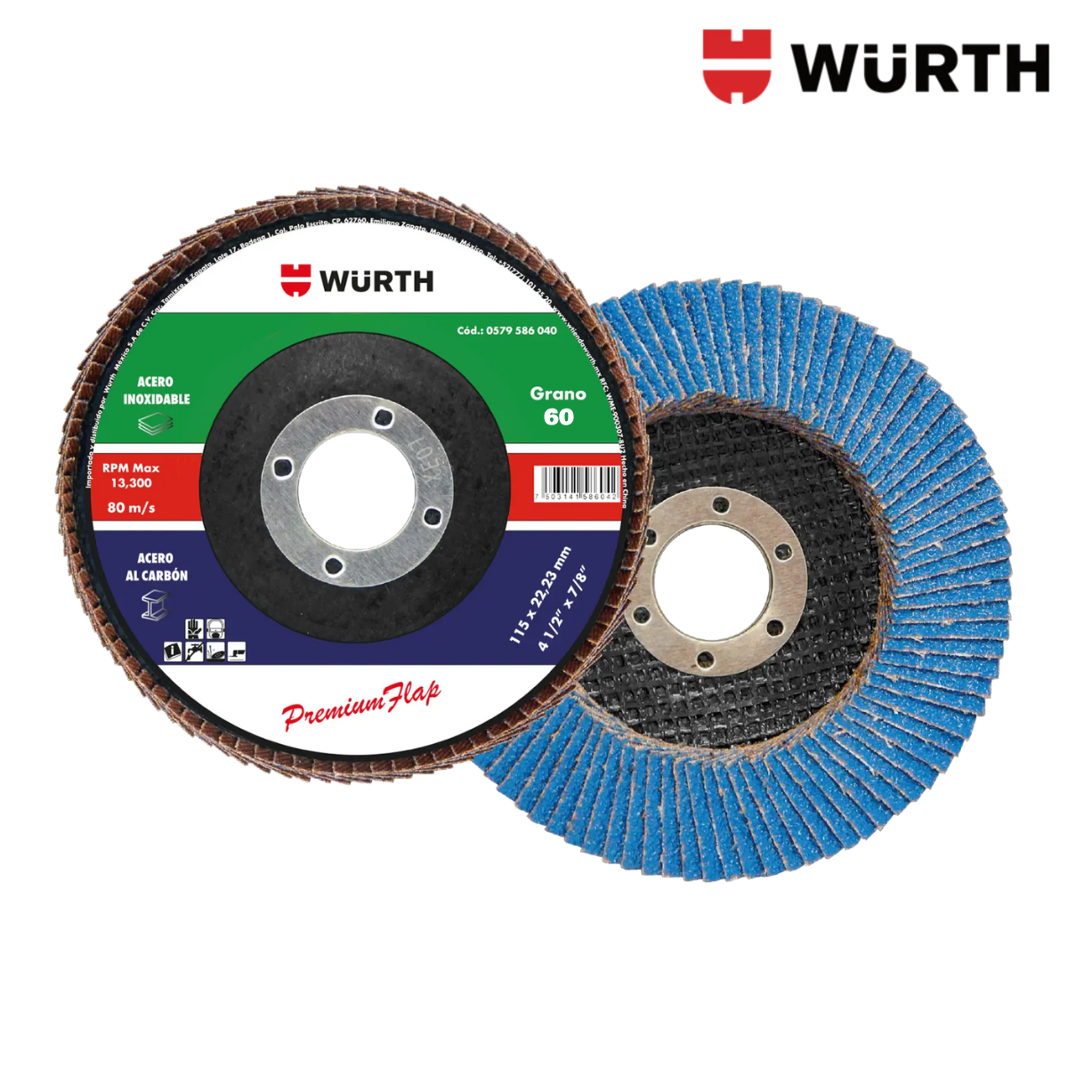 Disco Flap Premium Würth G-60 00579 586 060