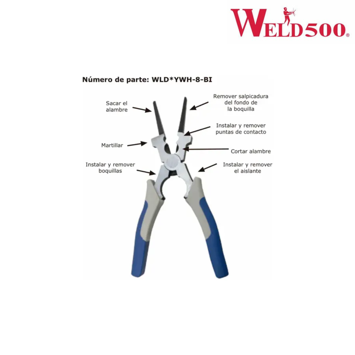 Pinzas Mig para soldador – Weld500