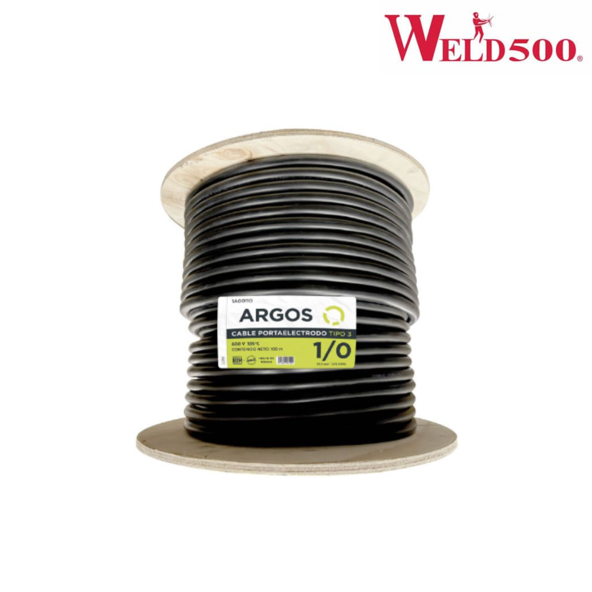 Cable Portaelectrodo Calibre 1/0 - Argos