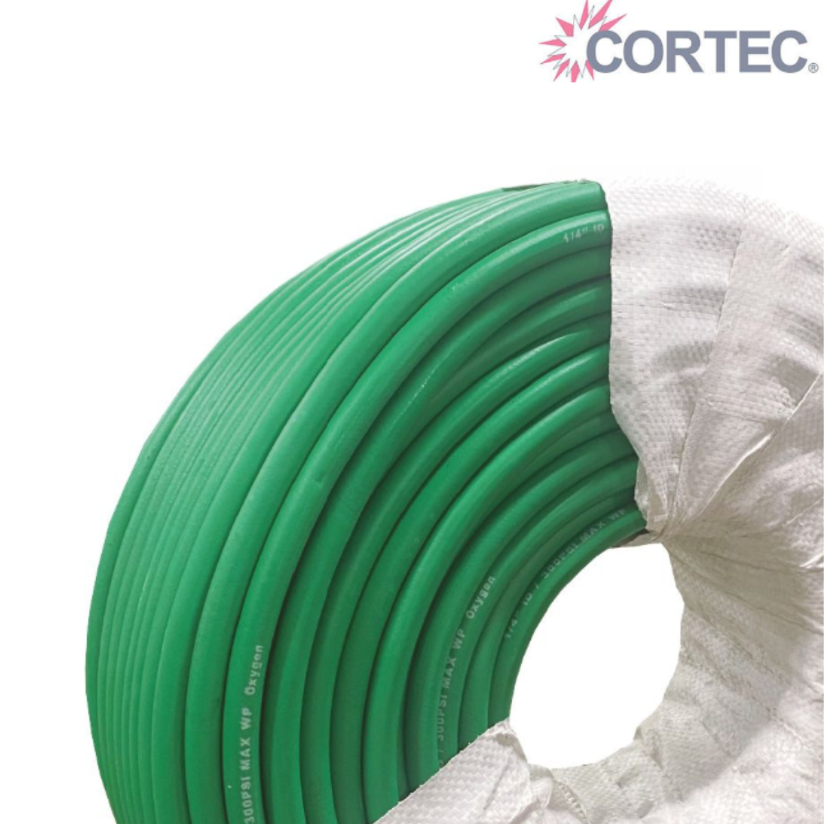 Manguera sencilla verde 1/4″ Grado R – Cortec
