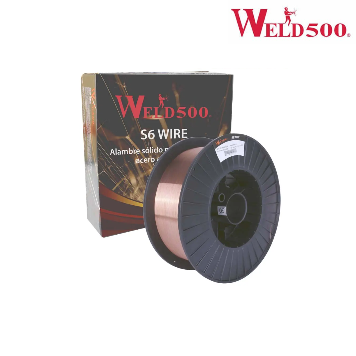 Alambre Sólido WELD500 Tipo ER70S-6 .035 15k