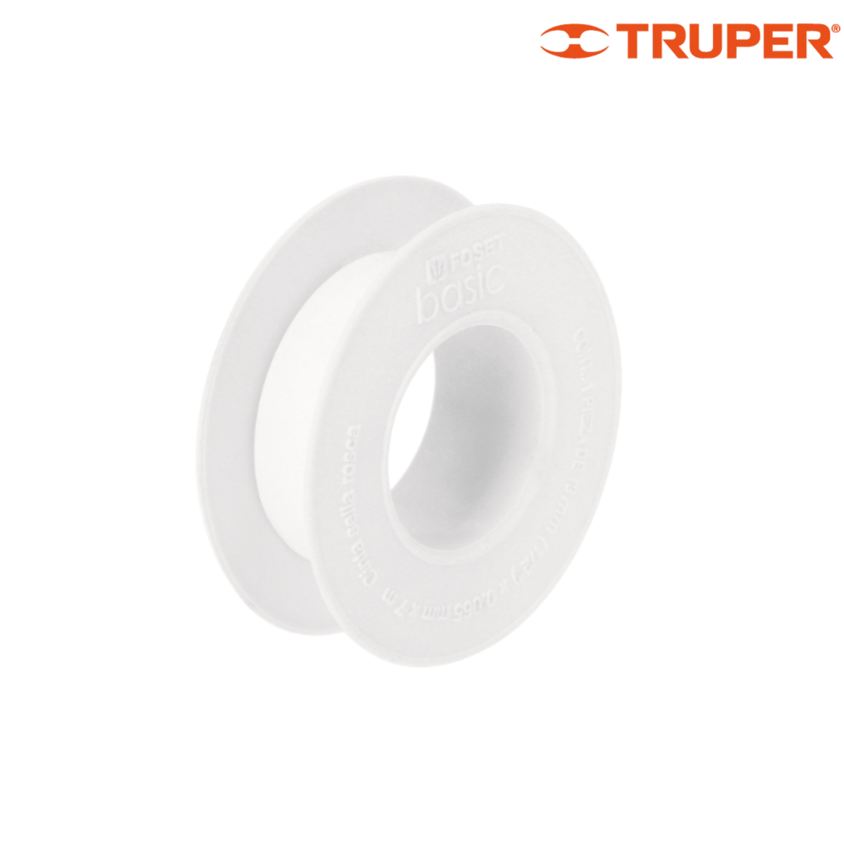 Cinta sella roscas 1/2" x 7m, uso general - TRUPER