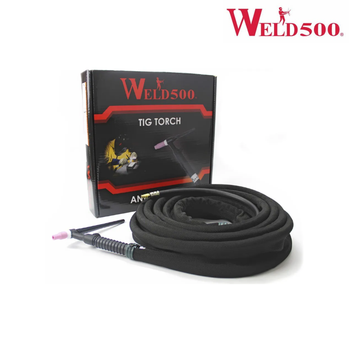 Antorcha TIG Enfriada por aire – Weld500® (125 Amperes) WT9FV-25-R