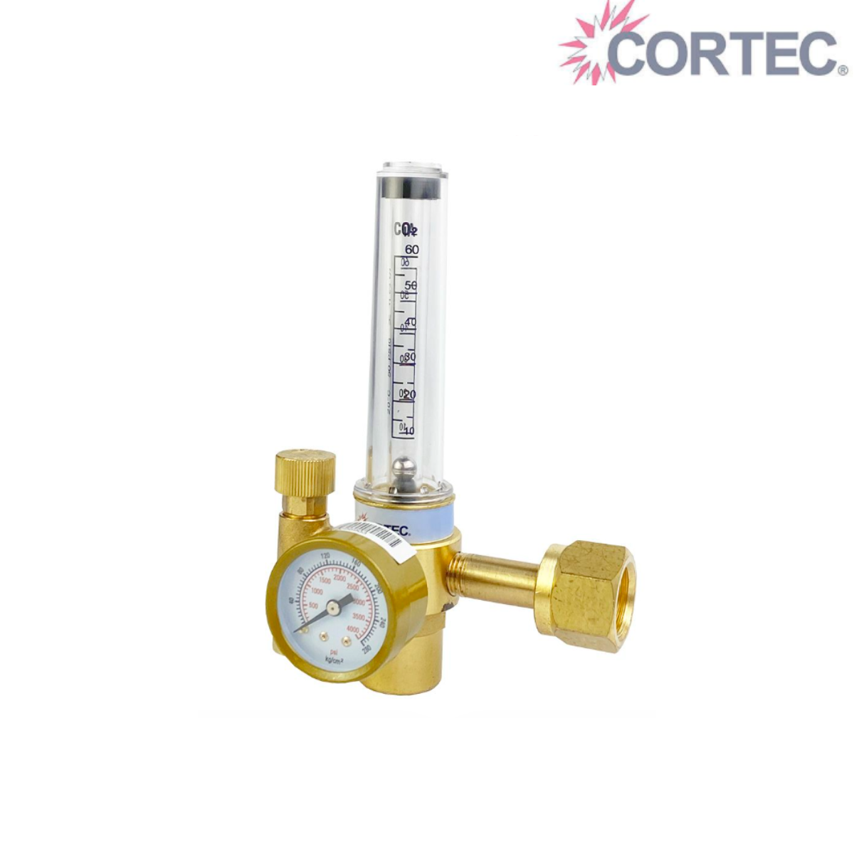 Regulador Flujómetro para CO2 – Cortec