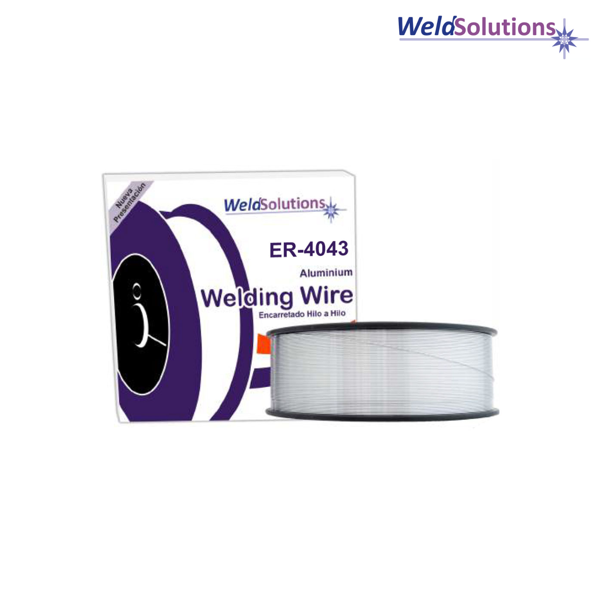 Microalambre Aluminio WeldSolutions .035" 0.5Kgs