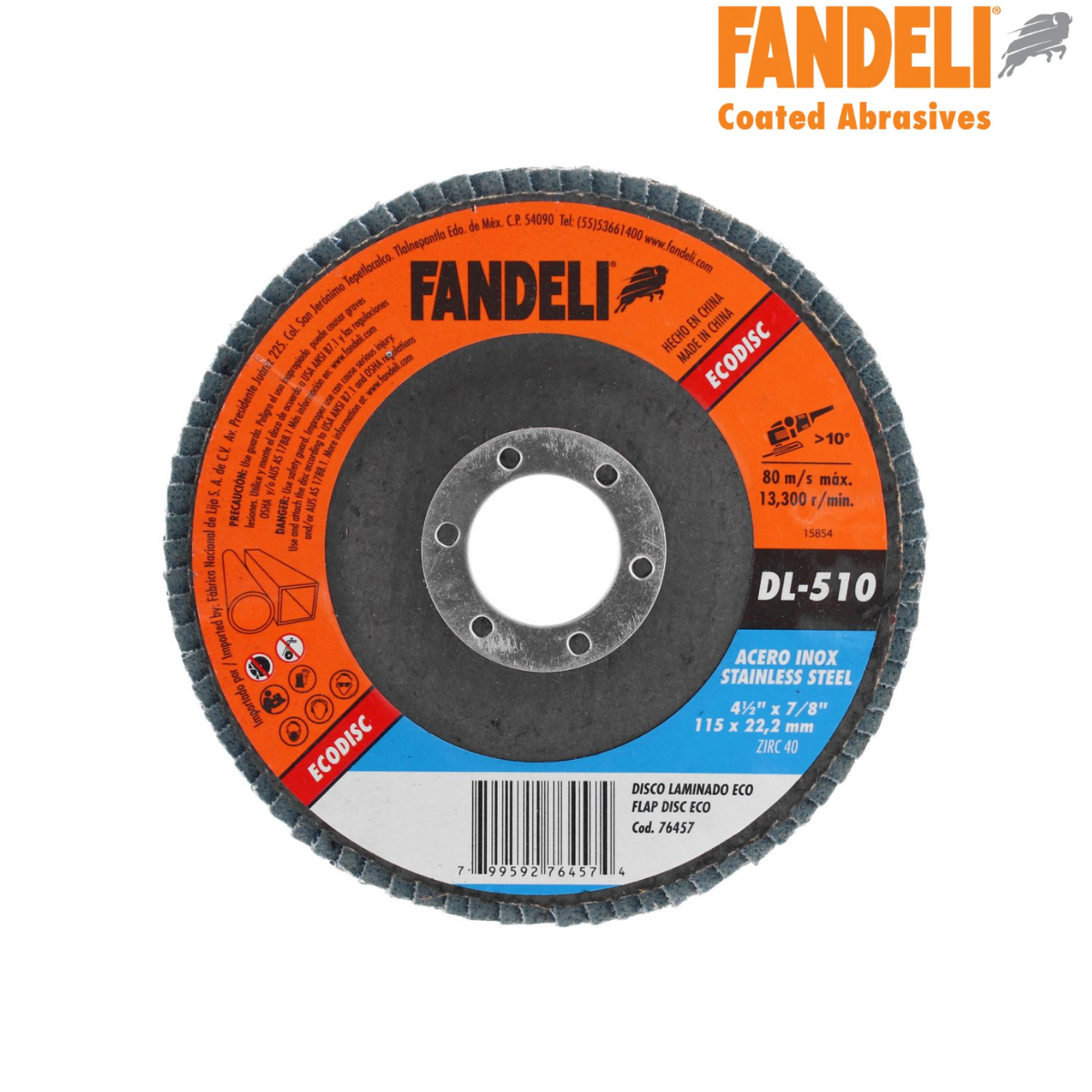 Disco Laminado FANDELI ECO Z-40 4½”  DL-510