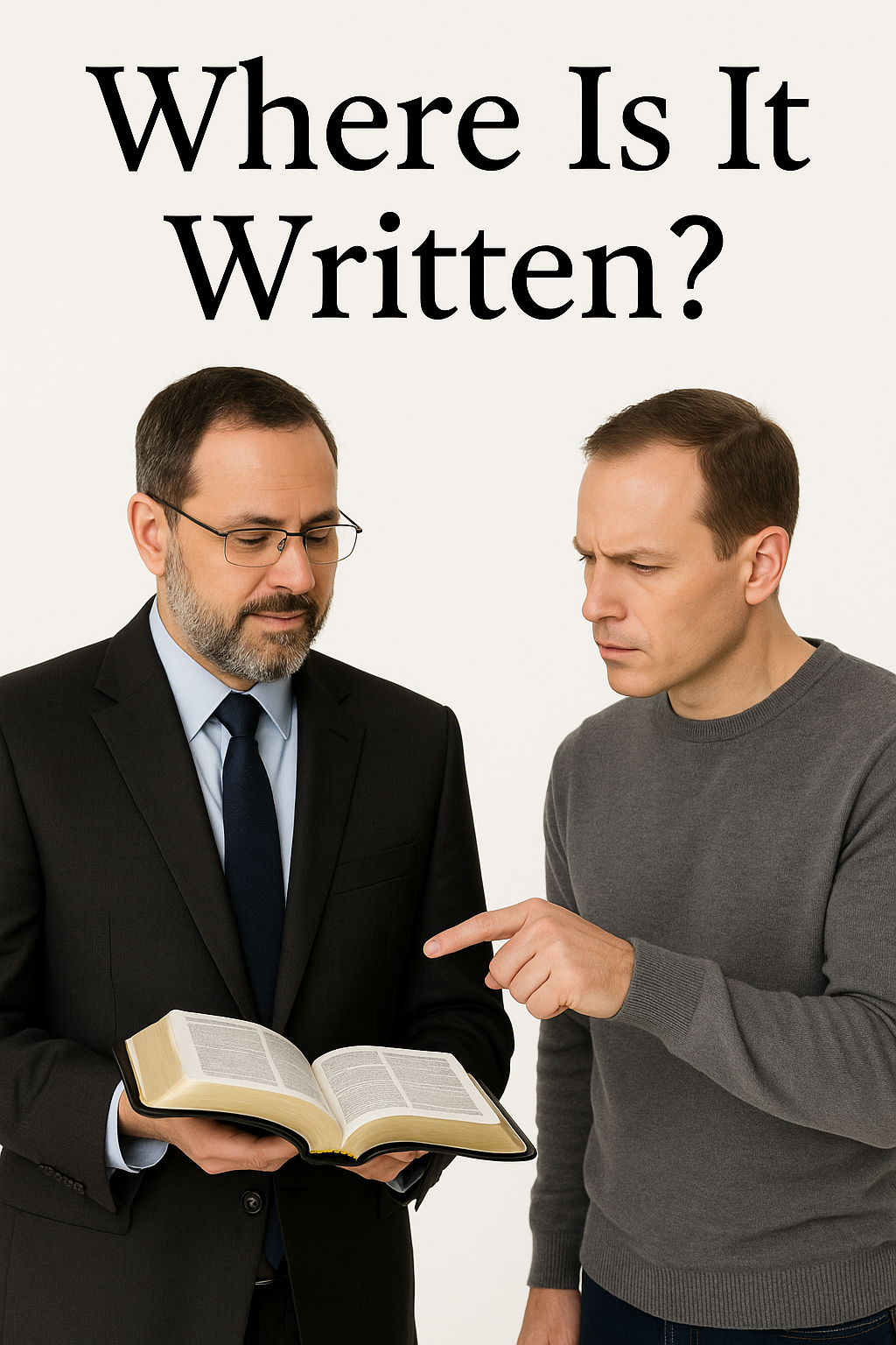 Where is it written?