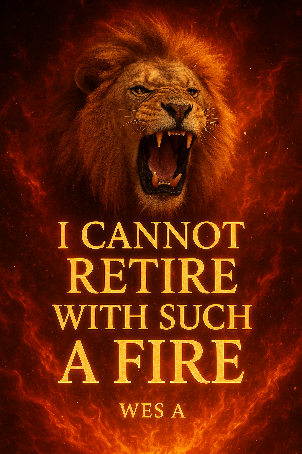 I Cannot Retire