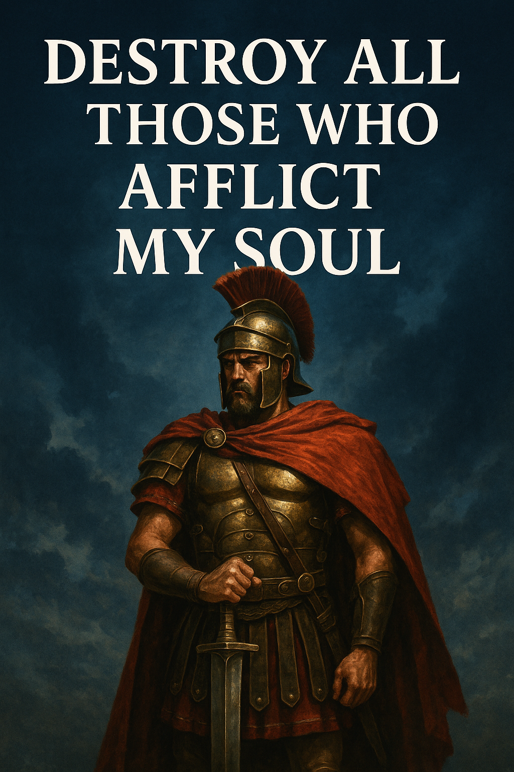 Destroy all those who afflict my soul