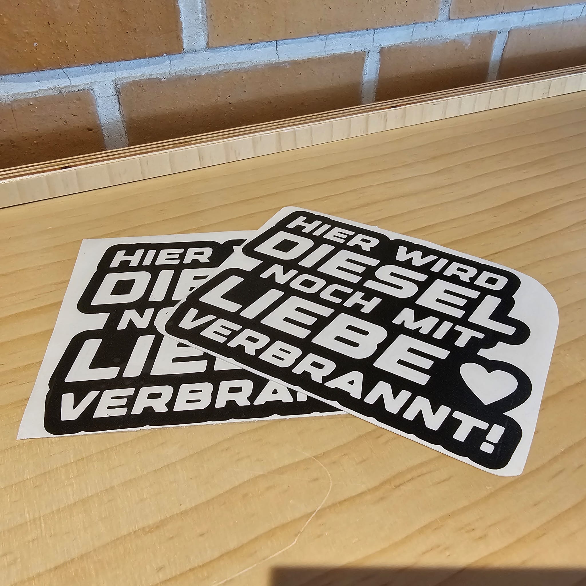 Hier wird Diesel noch mit LIEBE verbrannt