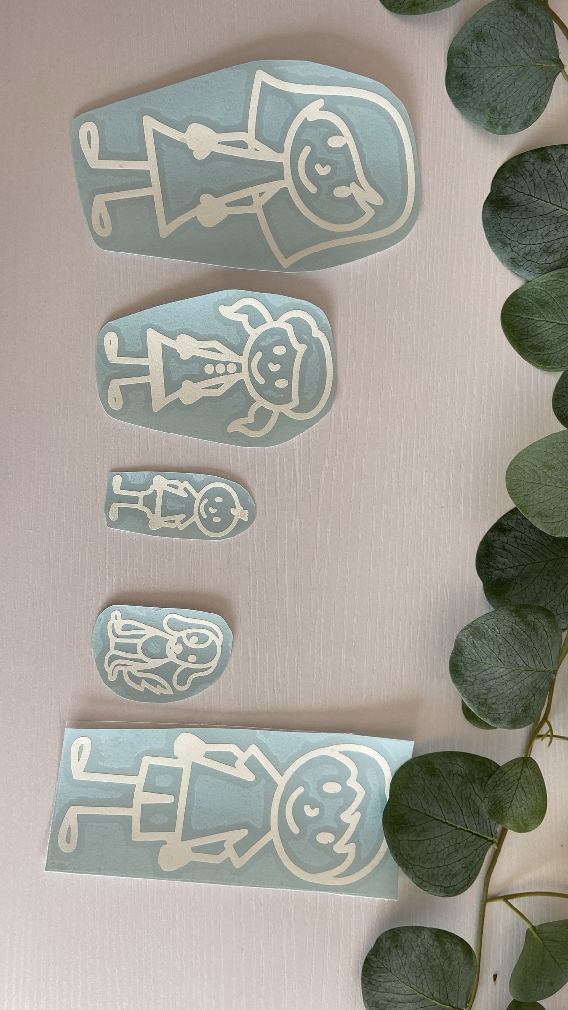 Autosticker „Unsere Familie“