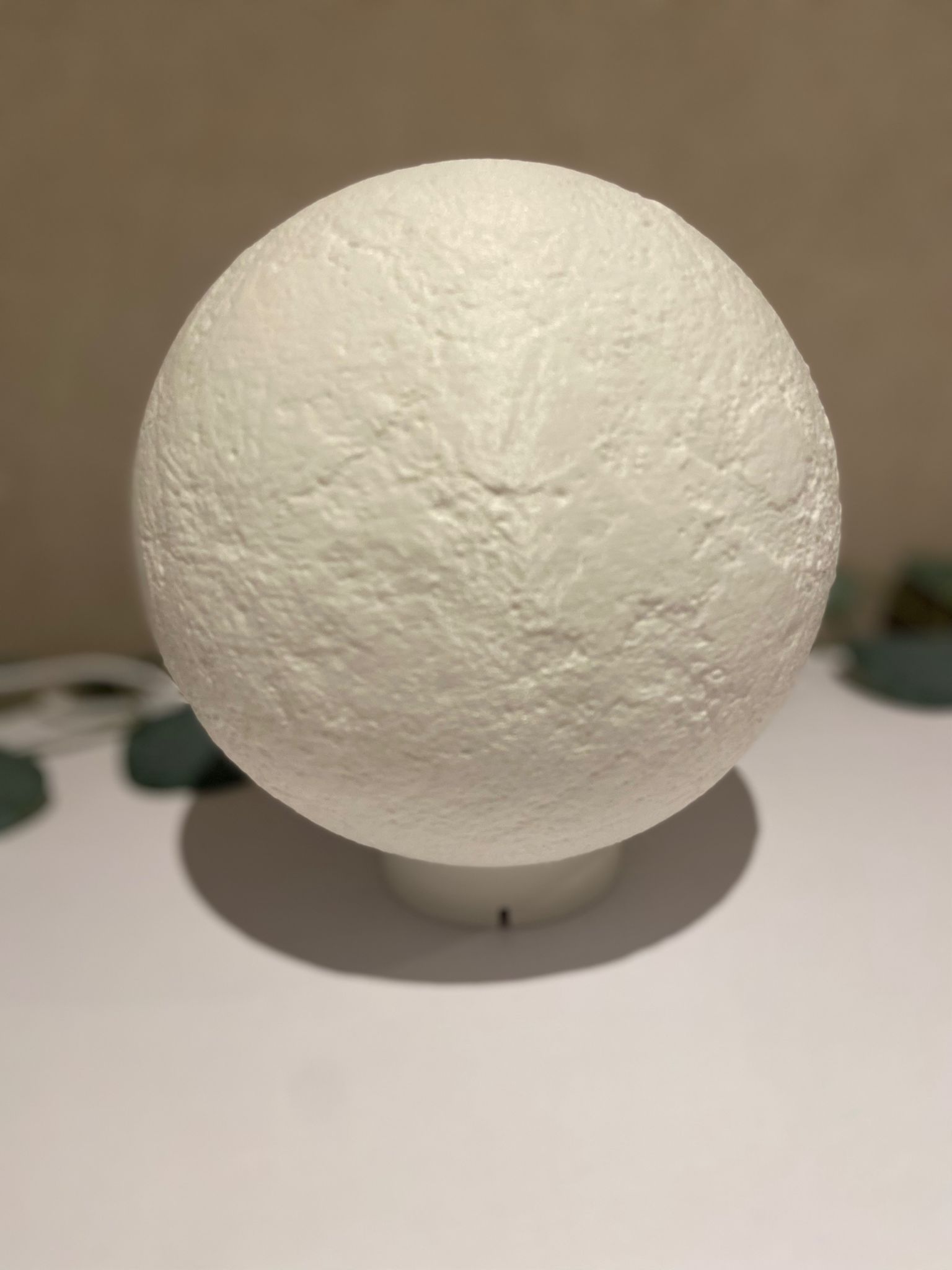 3D-gedruckte Planetenlampe