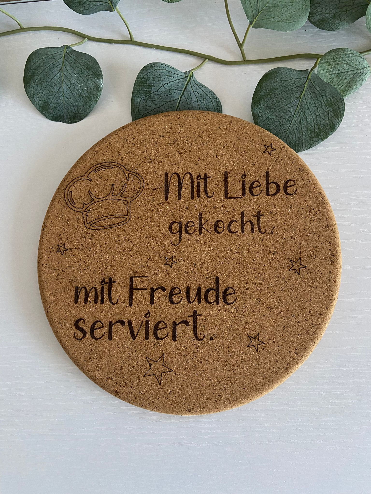 Topfuntersetzer aus Kork