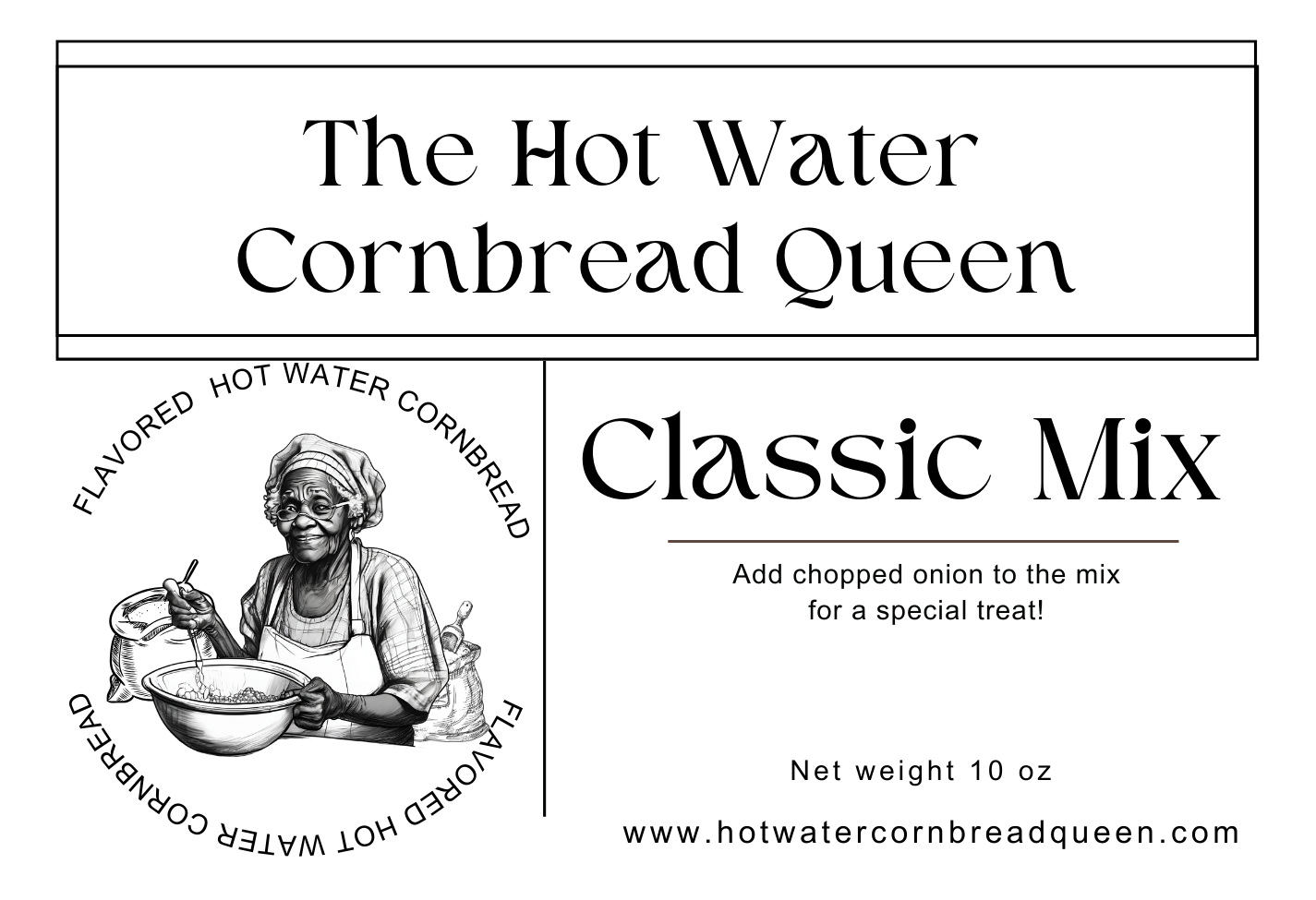 Classic Hot Water Cornbread Mix