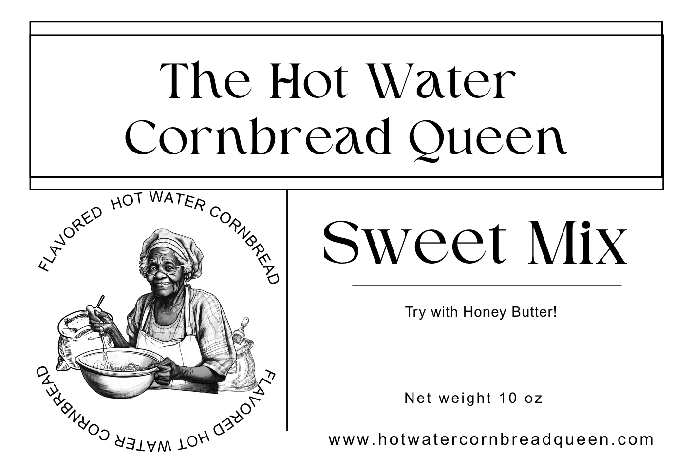 Sweet Hot Water Cornbread Mix