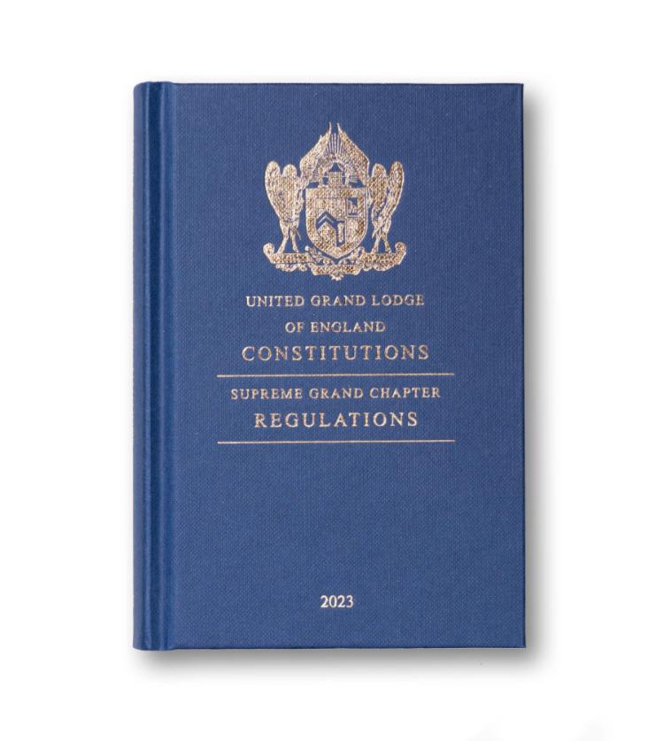 United Grand Lodge of England Constitutions & Regulations Book 2023