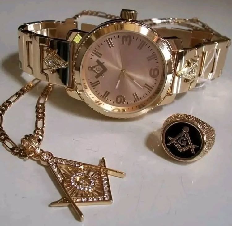 Luxury Masonic Jewelry Set