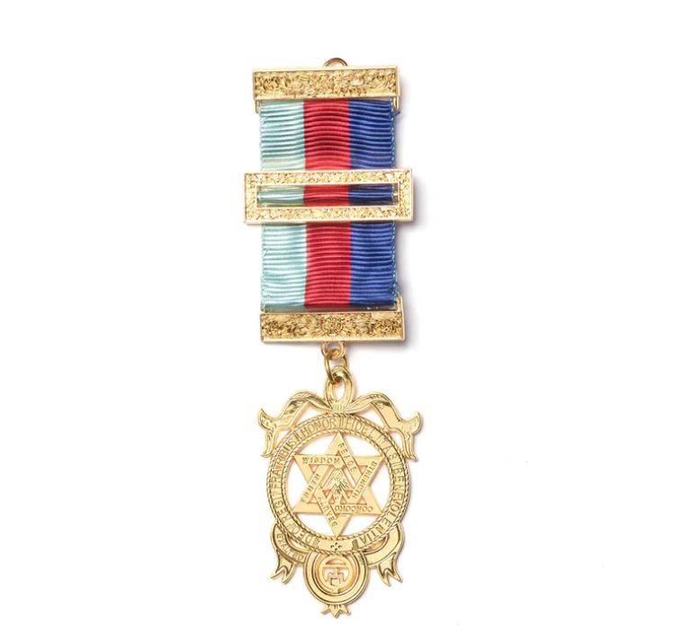 Masonic Medal with Ribbon