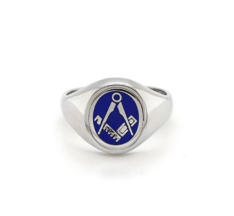 Masonic Silver Ring