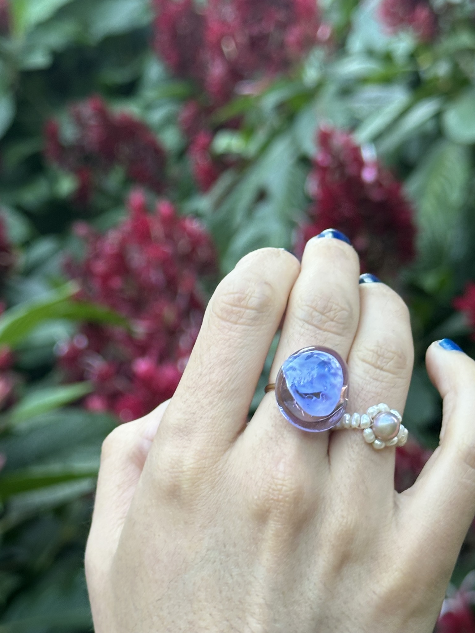 Anillo de vidrio Cosmo Candy