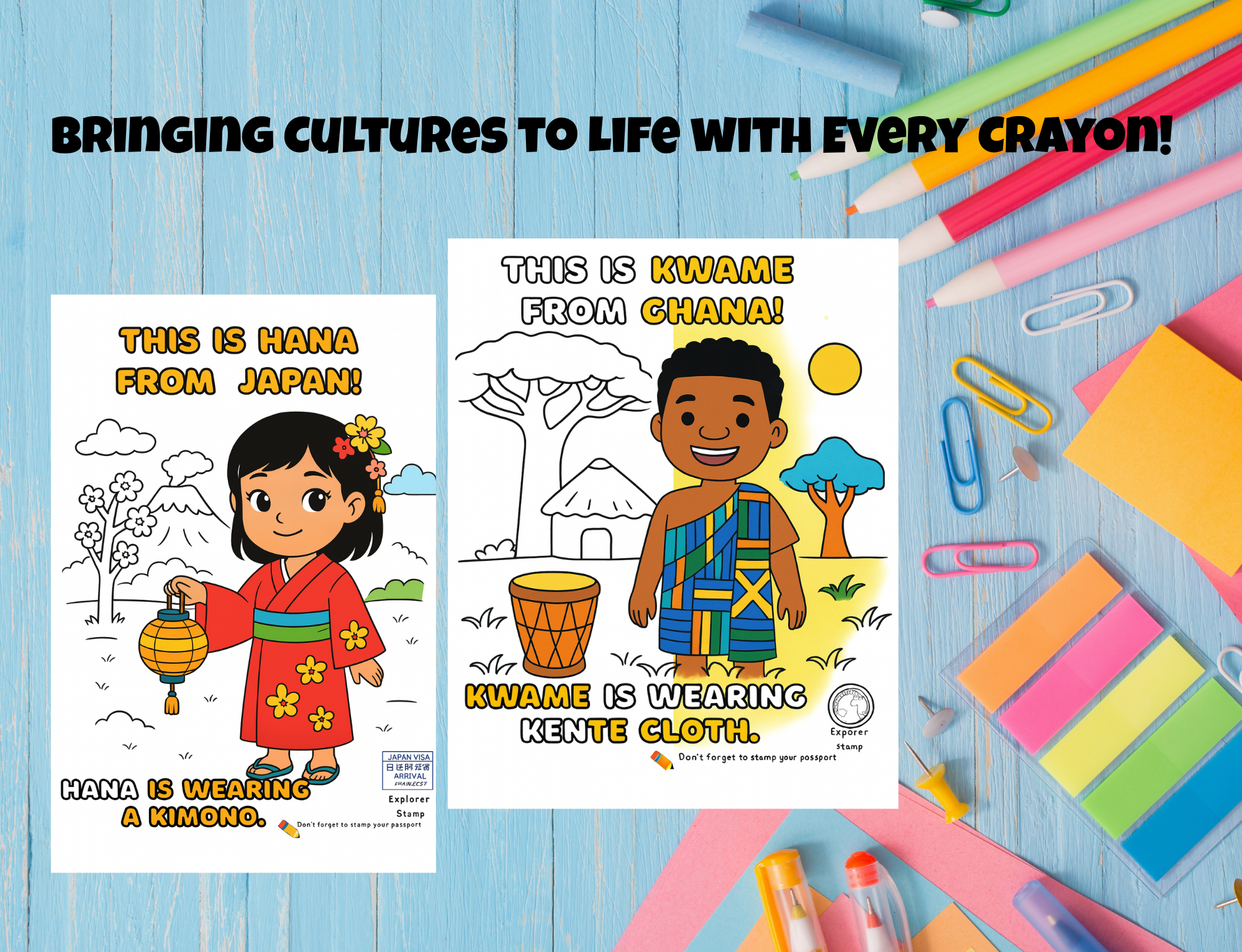Children Around the World: Traditional Clothes-- Digital Product