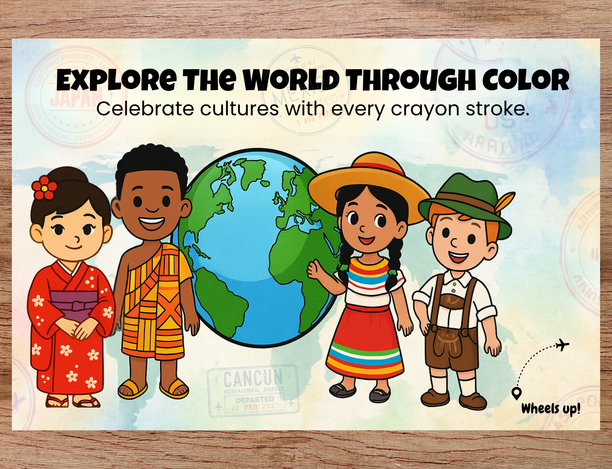 Children Around the World: Traditional Clothes-- Digital Product