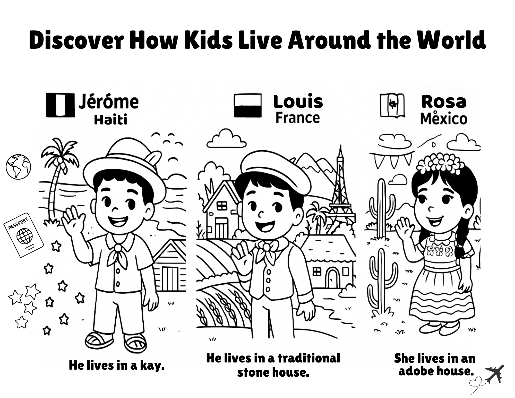 Children Around the World: Homes and Landscapes--Digital Product