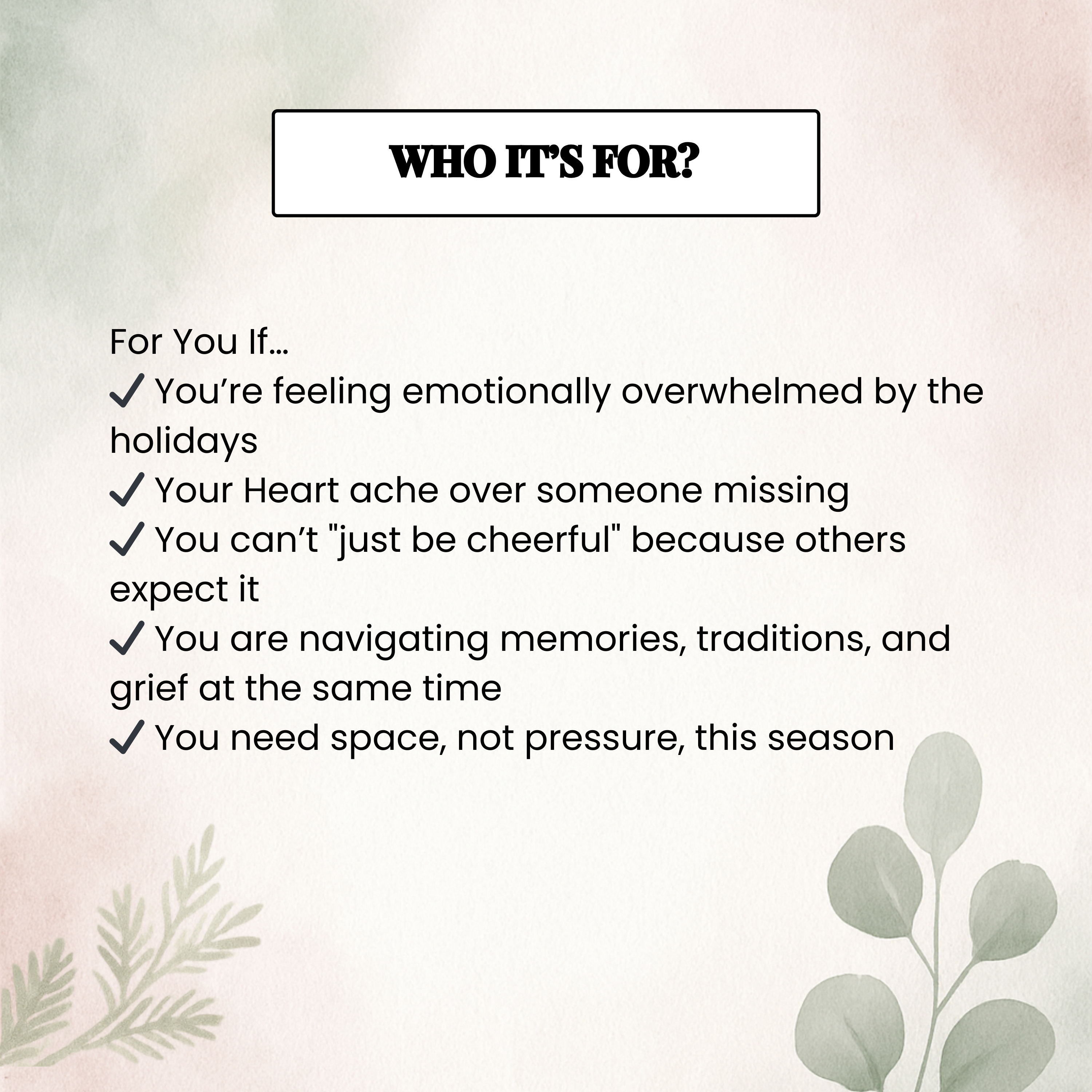 Coping With Grief During The Holidays Workbook