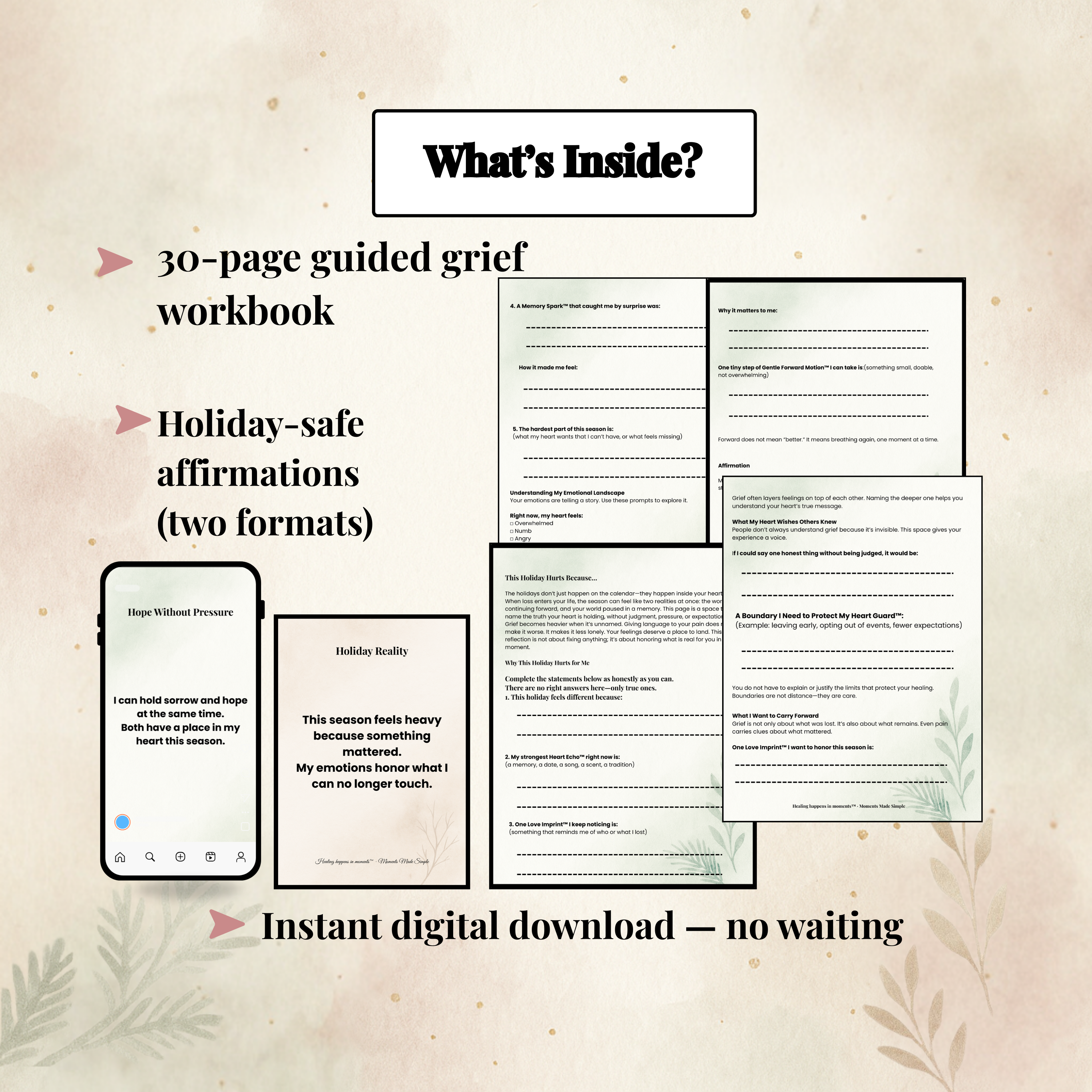 Coping With Grief During The Holidays Workbook