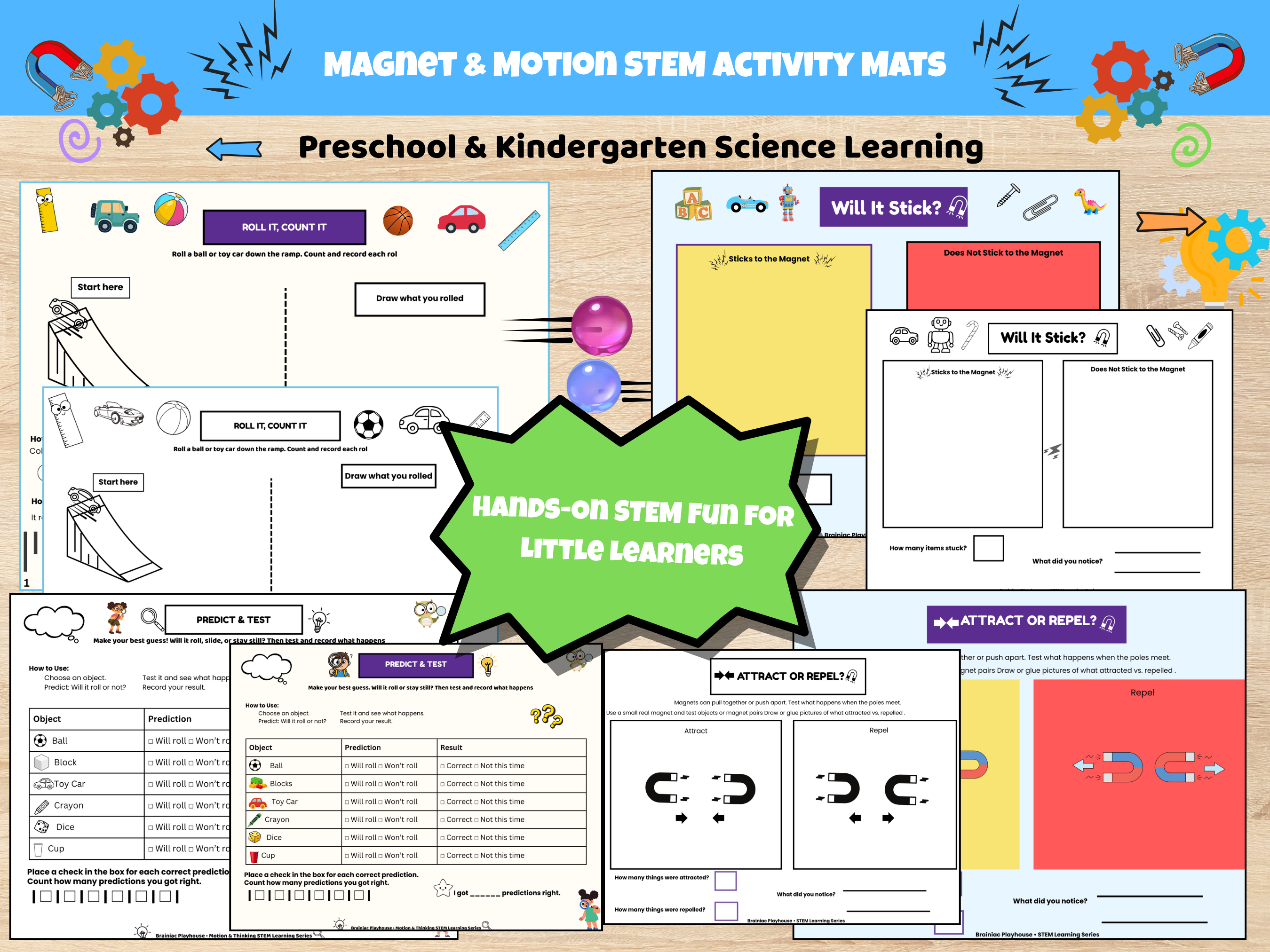 Magnet & Motion STEM Activity Bundle